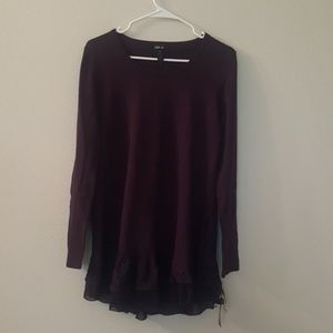 TUNIC DARK GRAPE Size: X SMALL